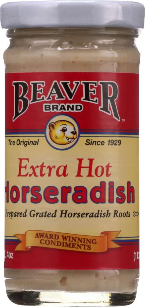 BEAVER BRAND: Extra Hot Horseradish, 4 oz - Vending Business Solutions