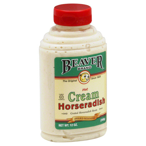 BEAVER: Hot Cream Horseradish, 12 oz - Vending Business Solutions