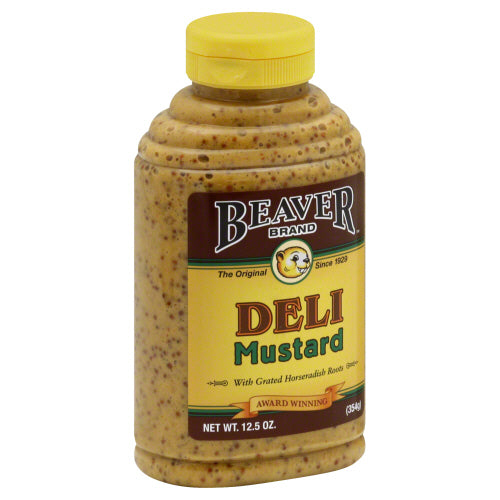 BEAVER: Deli Mustard Squeeze Bottle, 12.5 oz - Vending Business Solutions