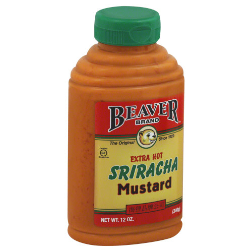 BEAVER: Extra Hot Sriracha Mustard, 12 oz - Vending Business Solutions