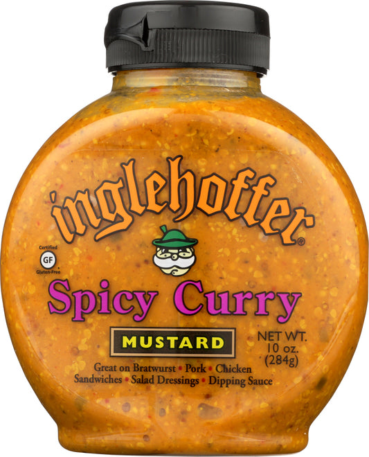 INGLEHOFFER: Mustard Spicy Curry, 10 oz - Vending Business Solutions