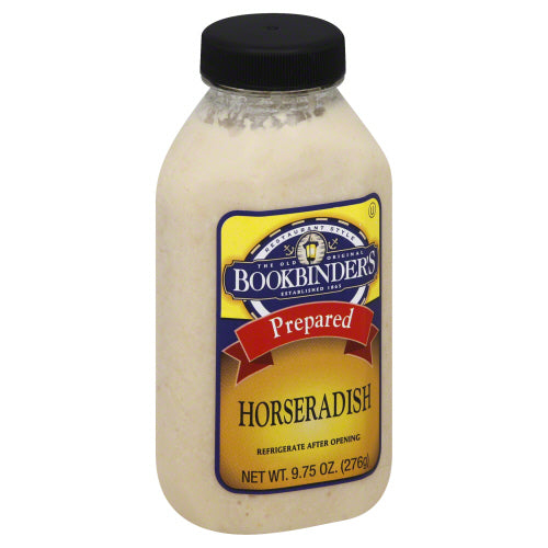 BOOKBINDERS: Prepared Horseradish, 9.75 oz - Vending Business Solutions