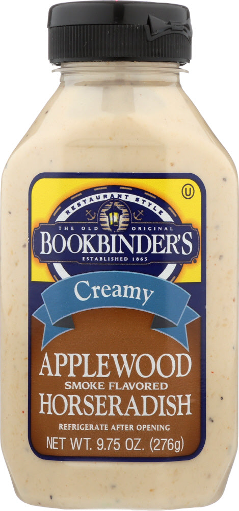 BOOKBINDERS: Applewood Smoked Flavored Horseradish, 9.75 oz - Vending Business Solutions