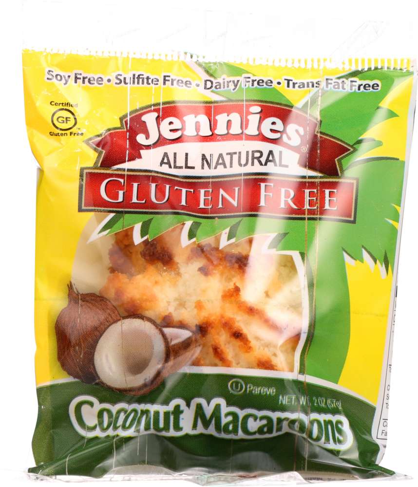 JENNIES: Gluten Free Coconut Macaroons, 2 Oz - Vending Business Solutions