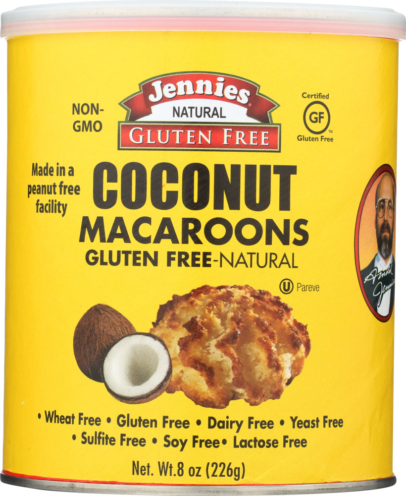 JENNIE'S: Gluten Free Coconut Macaroons, 8 oz - Vending Business Solutions