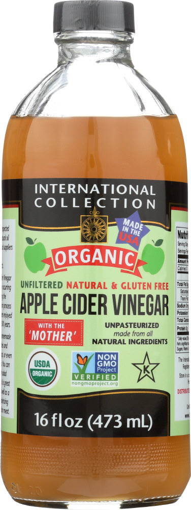 INTERNATIONAL COLLECTION: Vinegar Apple Cider Mother Organic, 16 oz - Vending Business Solutions