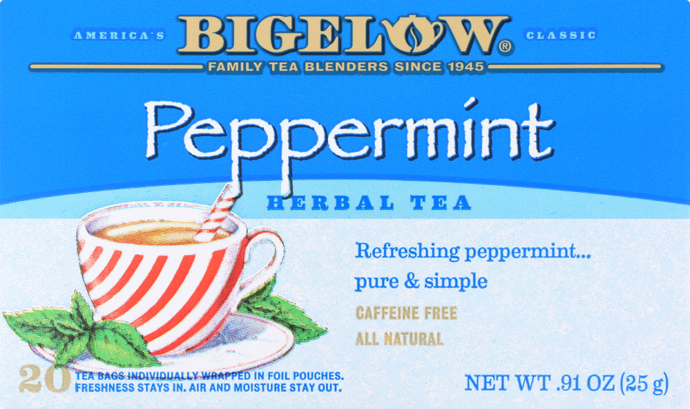 BIGELOW: Herbal Tea Peppermint, 20 Tea Bags - Vending Business Solutions