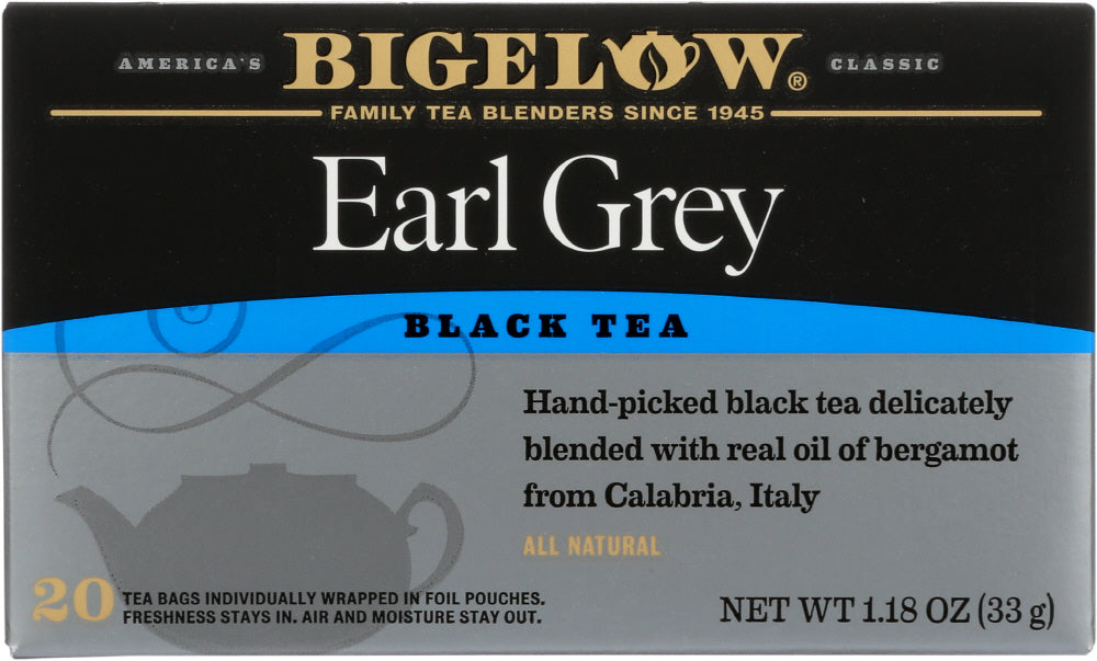 BIGELOW: Tea Black Tea Earl Grey, 20 tea bags - Vending Business Solutions