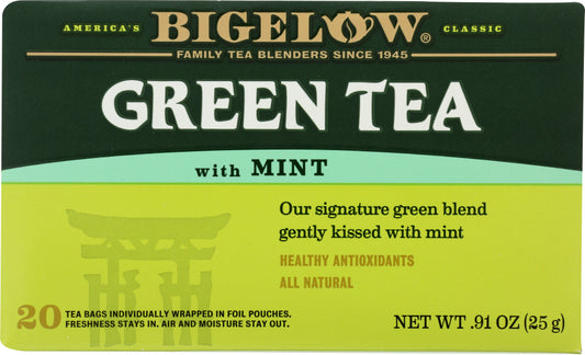 BIGELOW: Green Tea with Mint, 20 tea bags - Vending Business Solutions