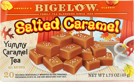 BIGELOW: Salted Caramel Black Tea 20 Bags, 1.73 oz - Vending Business Solutions