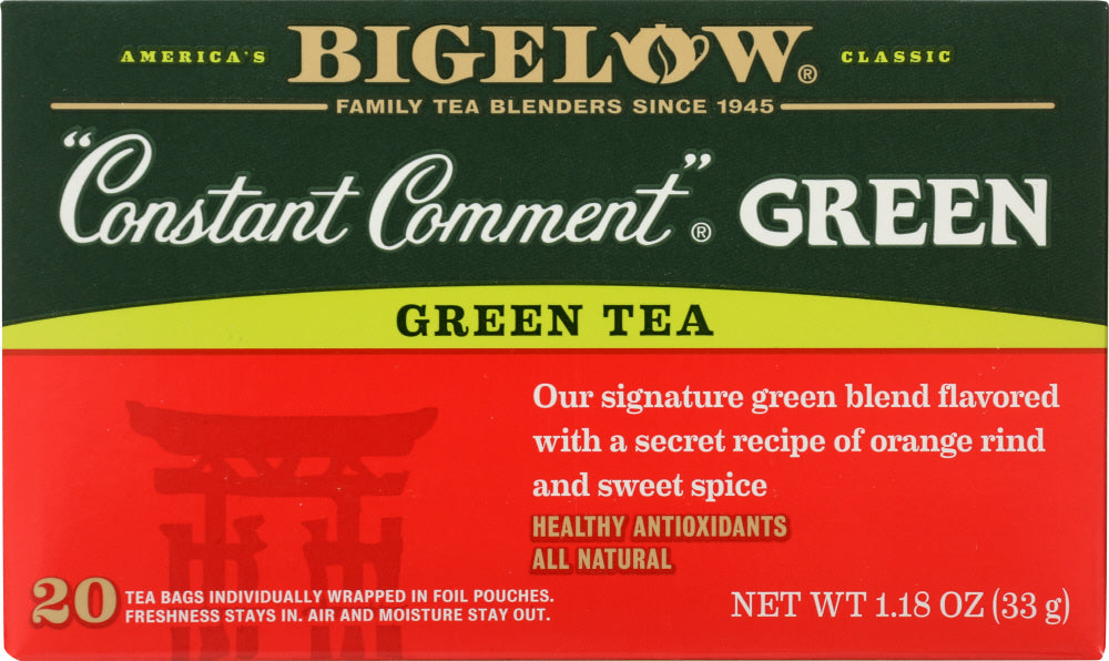 BIGELOW: Constant Comment Green Tea 20 Bags, 1.18 oz - Vending Business Solutions
