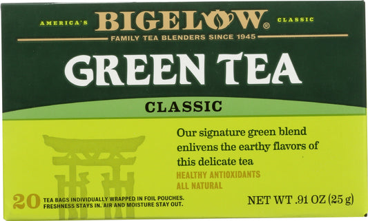 BIGELOW: Green Tea Classic, 20 tea bags - Vending Business Solutions