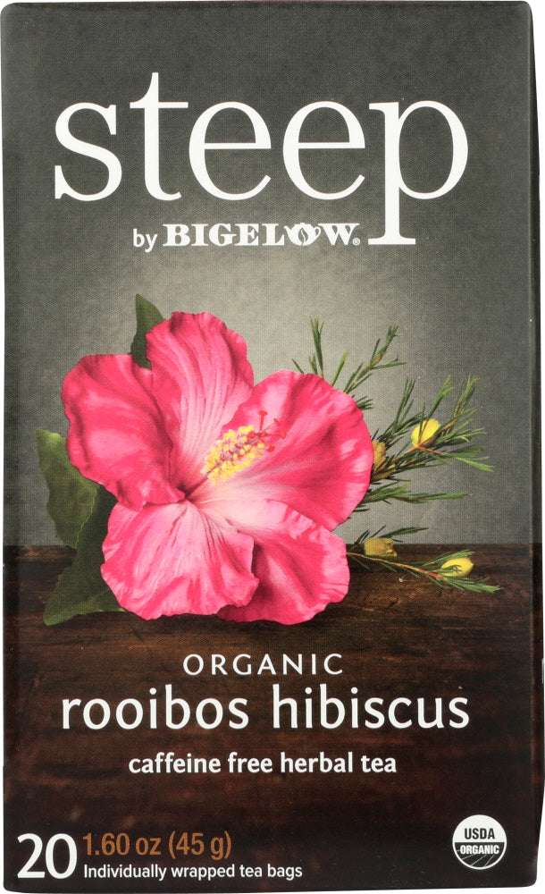 BIGELOW: Organic Rooibos Hibiscus Tea, 1.60 oz - Vending Business Solutions