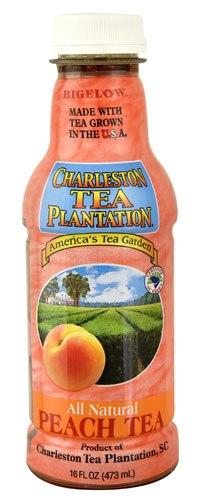 CHARLESTON TEA PLANTATION: Peach Iced Tea, 16 oz - Vending Business Solutions