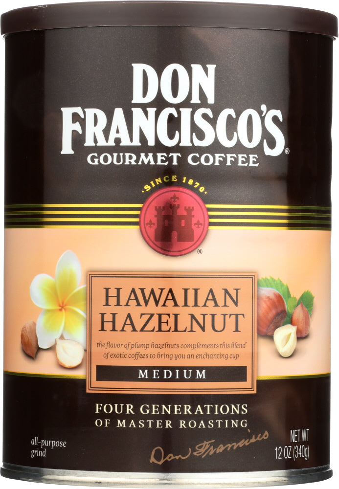 DON FRANCISCO: Coffee Hawaiian Hazelnut, 12 oz - Vending Business Solutions