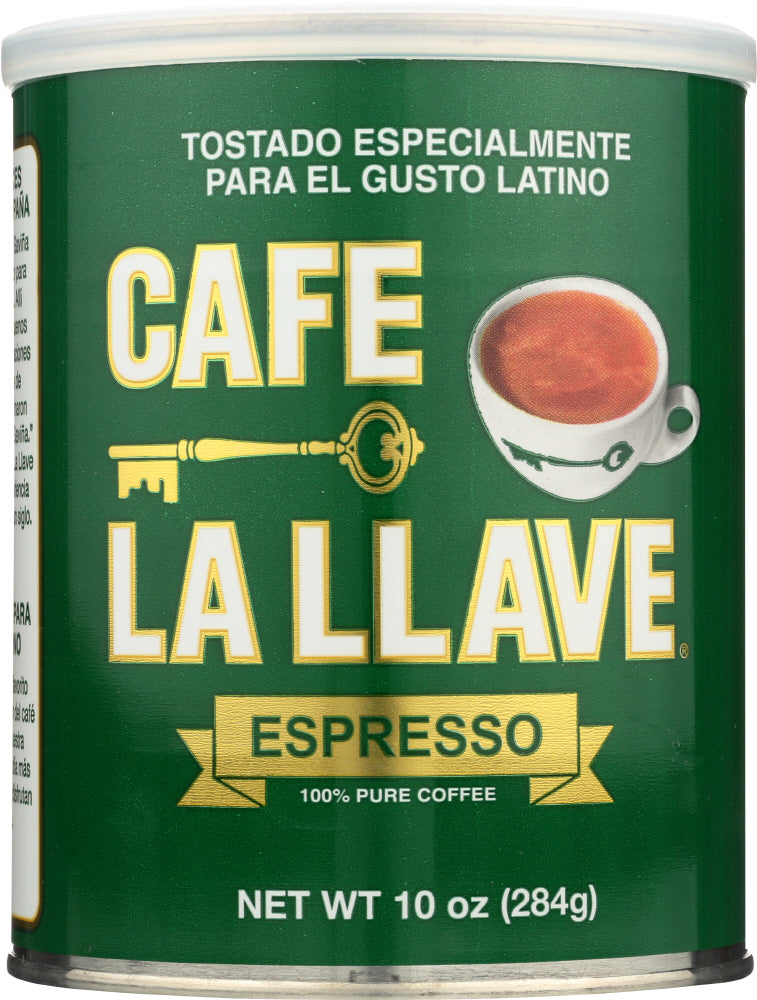 CAFE LA LLAVE: Pure Espresso Coffee, 10 oz - Vending Business Solutions