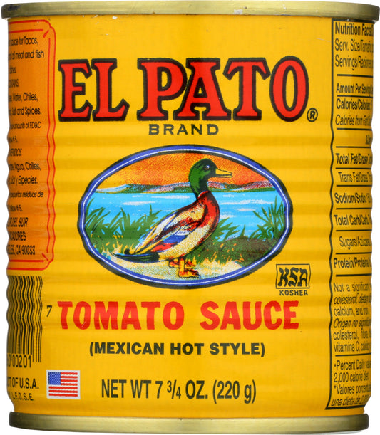 EL PATO: Tomato Sauce Mexican Hot Style, 7.75 oz - Vending Business Solutions