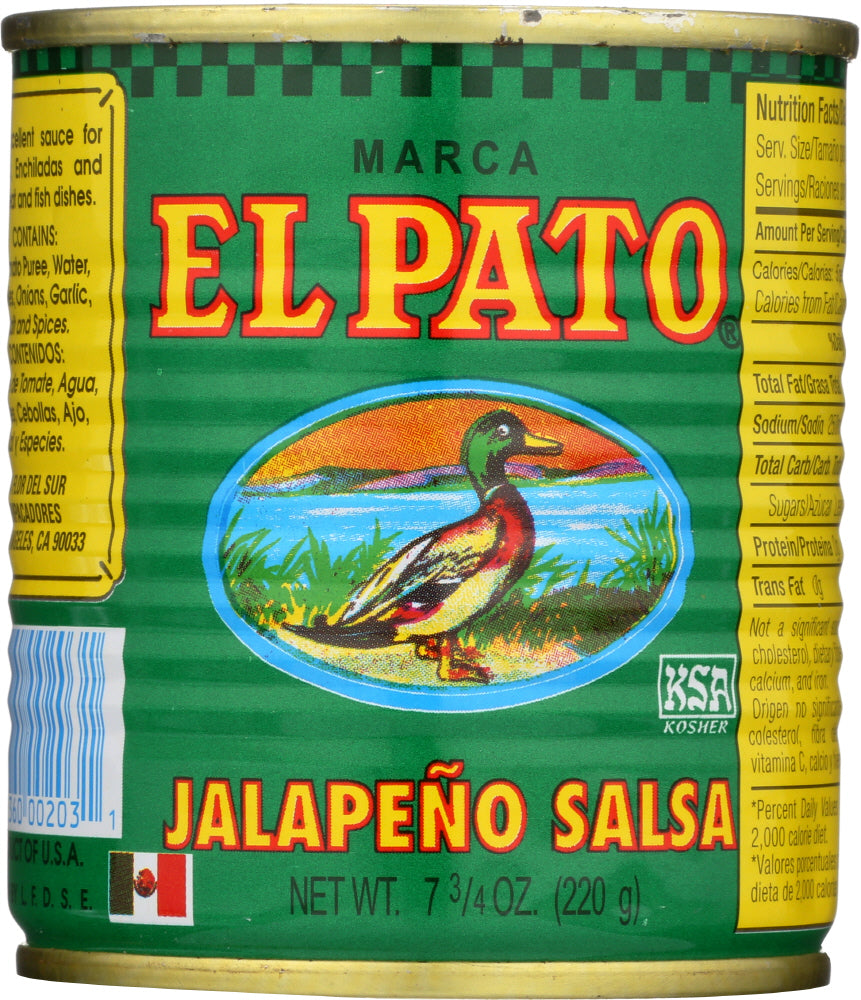 EL PATO:  Jalapeno Salsa, 7.75 oz - Vending Business Solutions