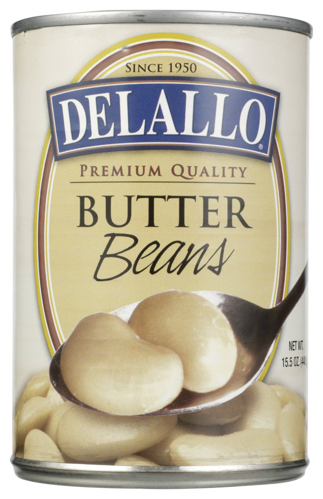 DELALLO: Butter Beans, 15.5 oz - Vending Business Solutions