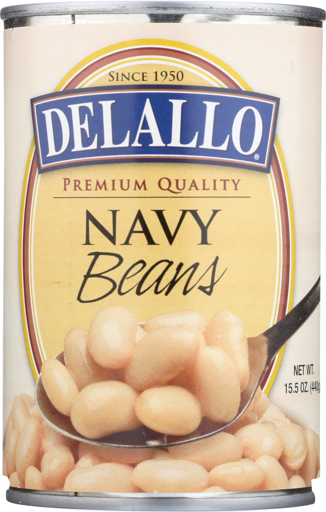 DELALLO: Navy Beans, 15.5 oz - Vending Business Solutions