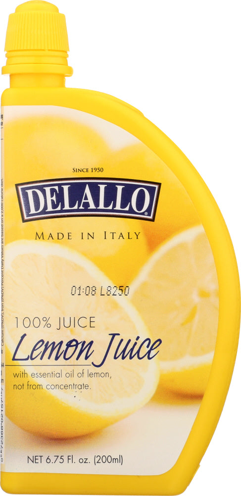 DELALLO: Juice Lemon, 6.75 oz - Vending Business Solutions