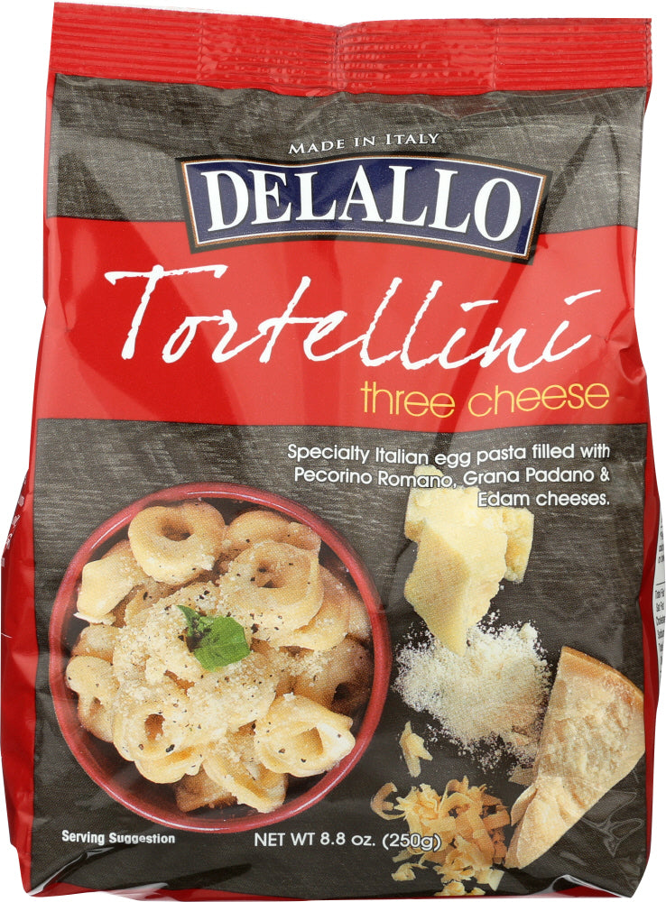 DELALLO: Three-Cheese Tortellini Pasta 8.8 oz. - Vending Business Solutions
