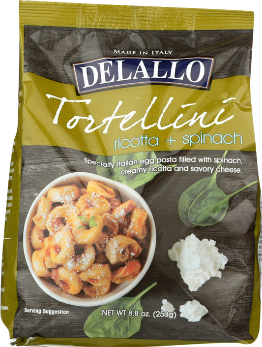 DELALLO: Ricotta-Spinach Tortellini Pasta 8.8 oz. - Vending Business Solutions