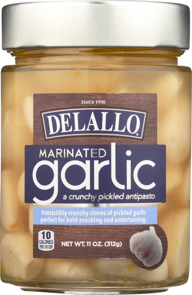 DELALLO: Marinated Garlic in Extra Virgin Olive Oil, 11 oz - Vending Business Solutions
