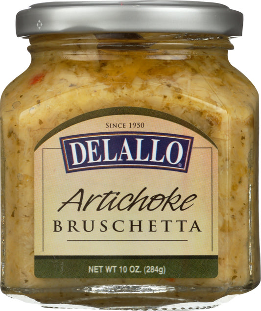 DELALLO: Artichoke Bruschetta, 10 oz - Vending Business Solutions