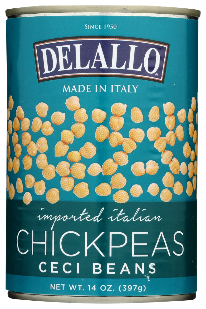 DELALLO: Bean chick Peas, 14 oz - Vending Business Solutions