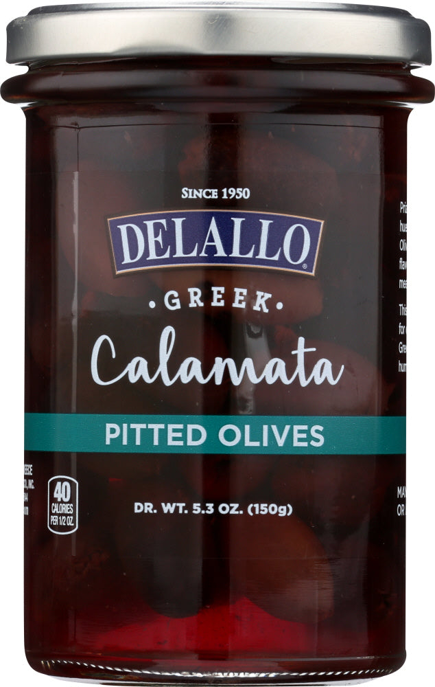 DELALLO: Pitted Calamata Olives, 5.3 oz - Vending Business Solutions