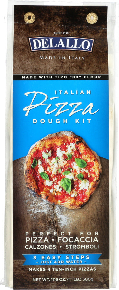 DELALLO: Pizza Dough Kit, 17.6 oz - Vending Business Solutions