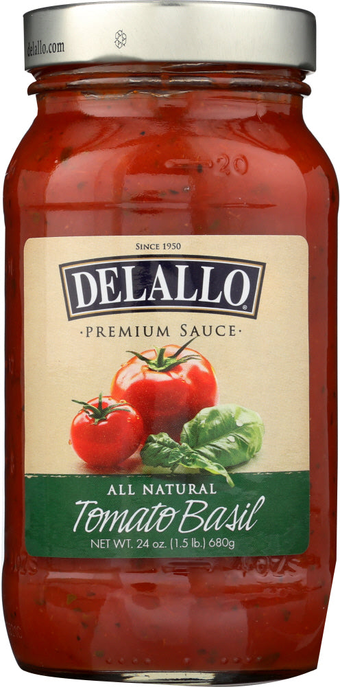 DELALLO: Sauce Tomato Basil, 24 oz - Vending Business Solutions
