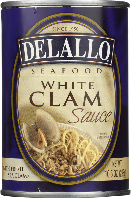 DELALLO: Clam Sauce White, 10.5 oz - Vending Business Solutions