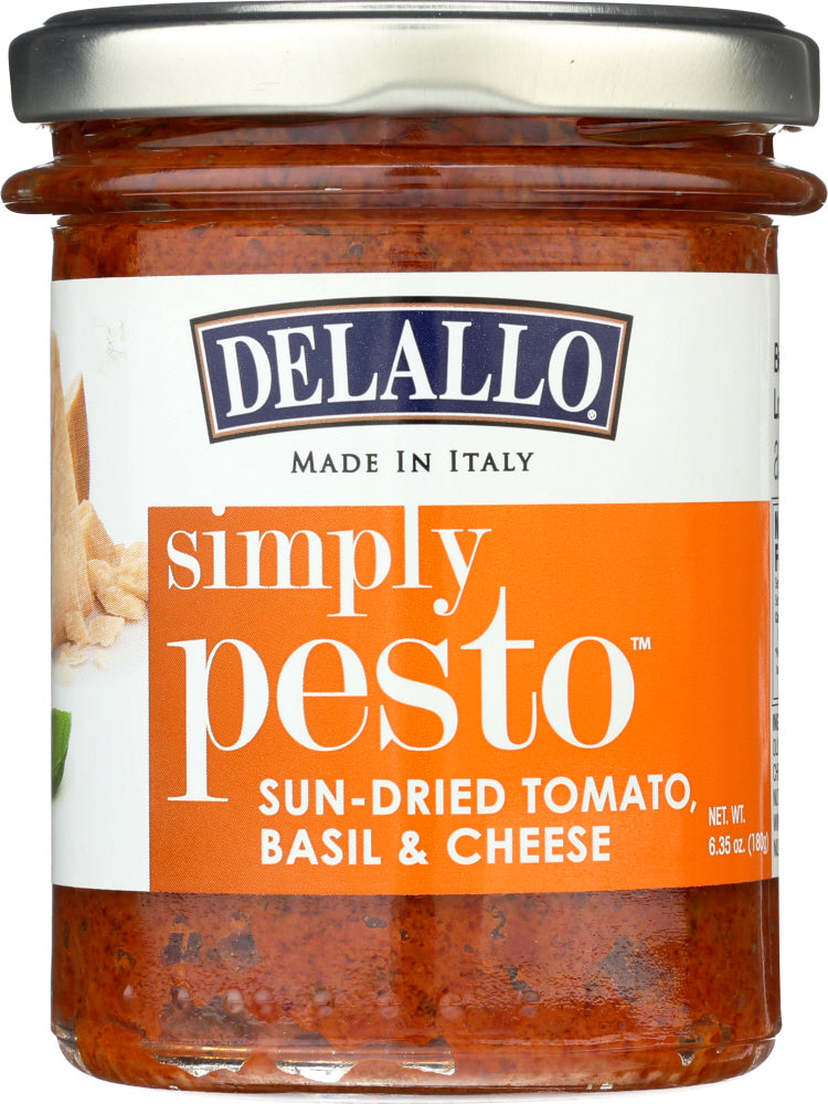 DELALLO: Pesto Sundried Tomato Basil Cheese, 6.35 oz - Vending Business Solutions