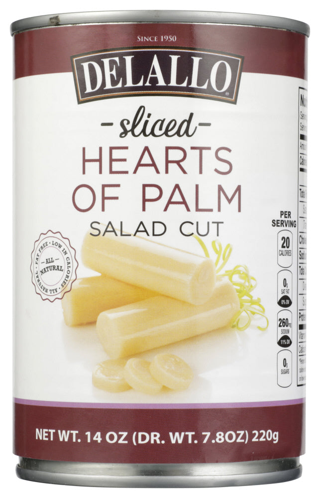 DELALLO: Heart of Palm Salad Cut, 14.1 oz - Vending Business Solutions
