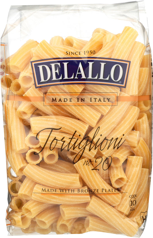 DELALLO: Tortiglioni Pasta Bag, 16oz - Vending Business Solutions