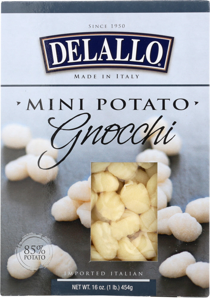 DELALLO: Gnocchi Mini Potato, 16 oz - Vending Business Solutions