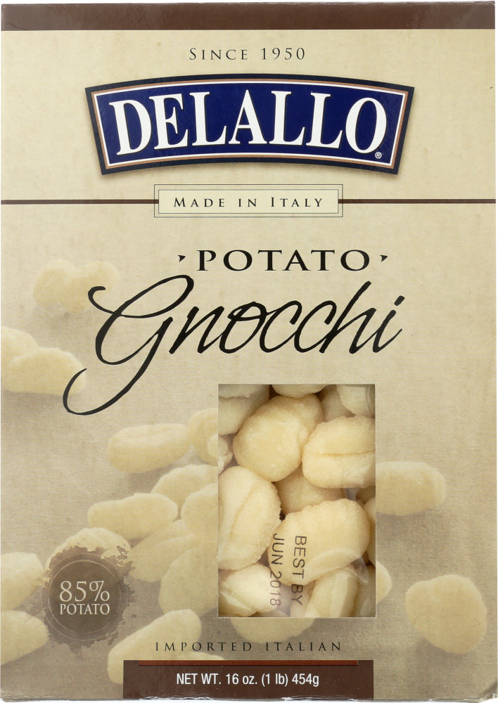 DELALLO: Potato Gnocchi, 16 oz - Vending Business Solutions