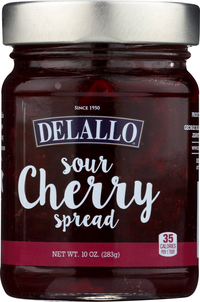 DELALLO: Spread Sour Cherry, 10 oz - Vending Business Solutions