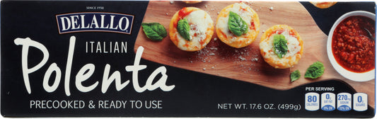 DELALLO: Polenta Tube Precooked, 17.6 oz - Vending Business Solutions
