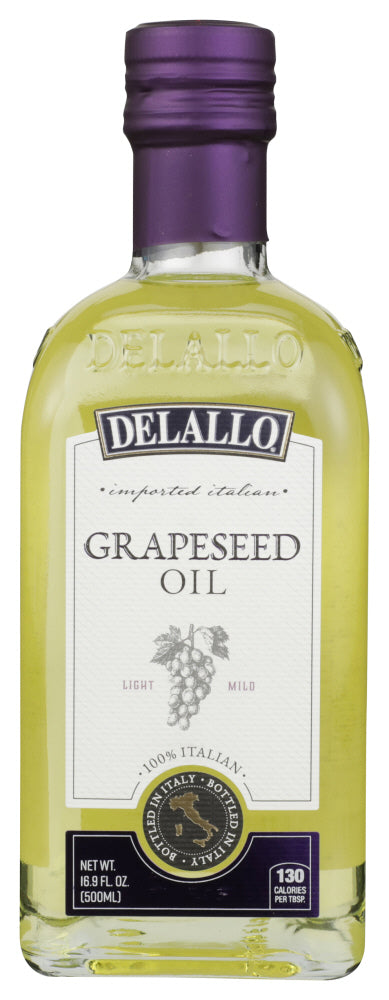 DELALLO: Grapeseed Oil, 16.9 oz - Vending Business Solutions