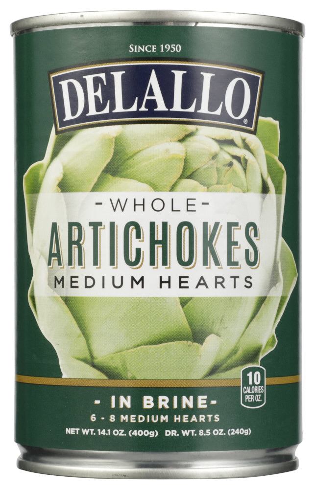 DELALLO: Artichoke Heart 6-8 Counts, 14.1 oz - Vending Business Solutions