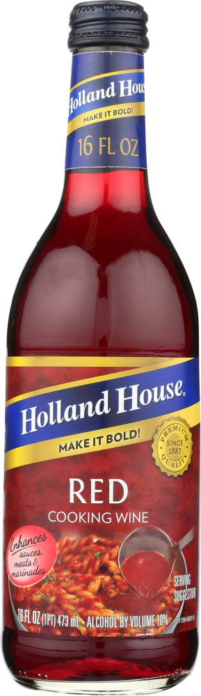 HOLLAND HOUSE: Red Cooking Wine, 16 oz - Vending Business Solutions