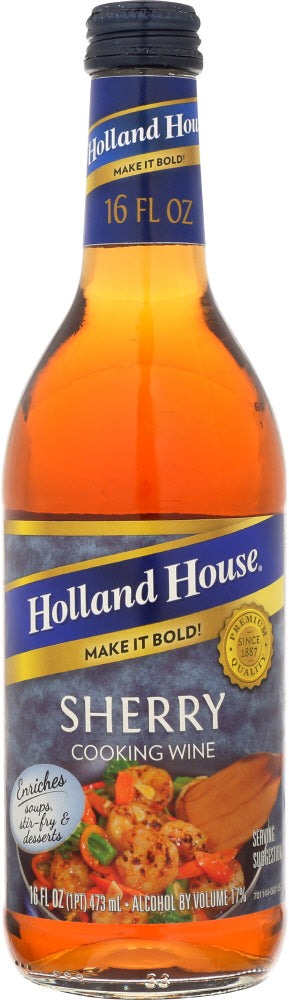 HOLLAND HOUSE: Sherry Cooking Wine, 16 oz - Vending Business Solutions
