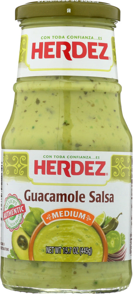 HERDEZ: Salsa Guacamole Medium, 15.7 oz - Vending Business Solutions