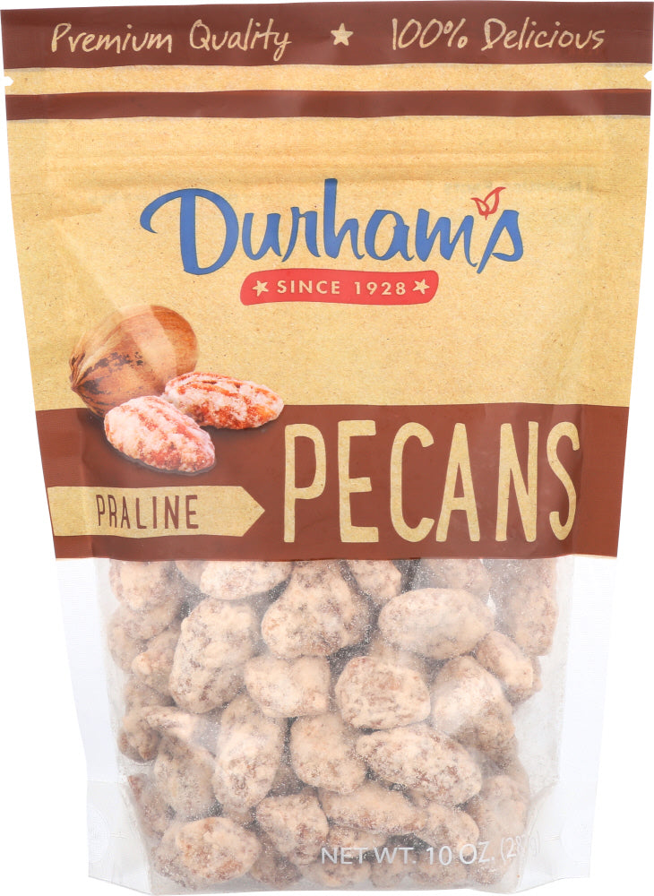 DURHAM PECAN COMPANY: Praline Pecans, 10 oz - Vending Business Solutions