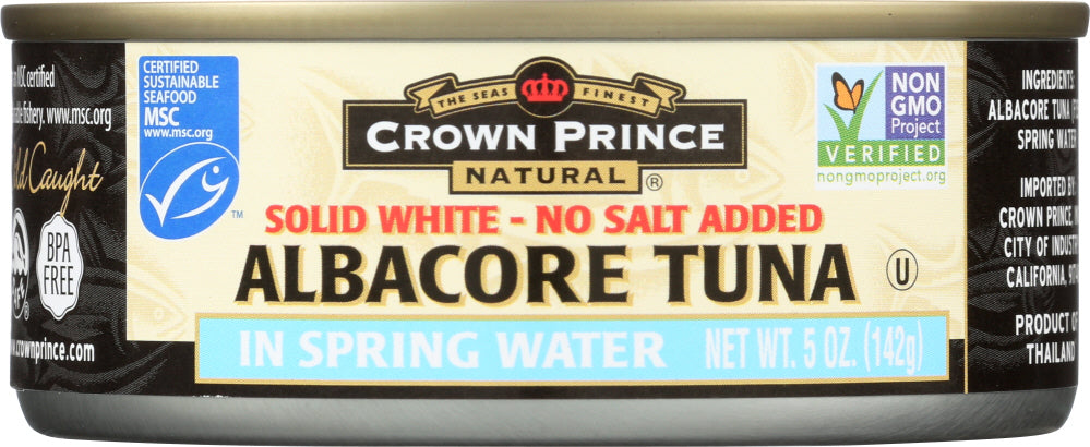 CROWN PRINCE: Solid White Albacore Tuna No Salt, 5 oz - Vending Business Solutions