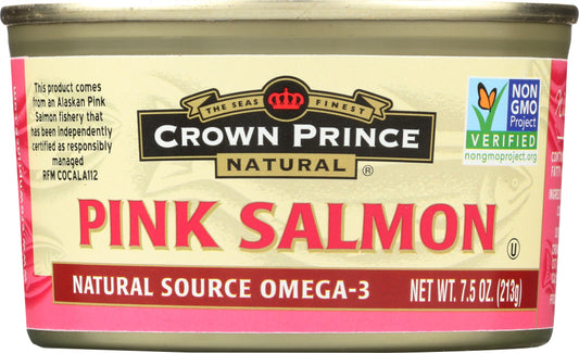 CROWN PRINCE: Natural Alaskan Pink Salmon, 7.5 oz - Vending Business Solutions