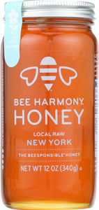 BEE HARMONY: Honey New York Local Honey, 12 oz - Vending Business Solutions